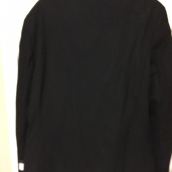 Chaps Black Wool Pea Coat Mens - Picture 4 of 8